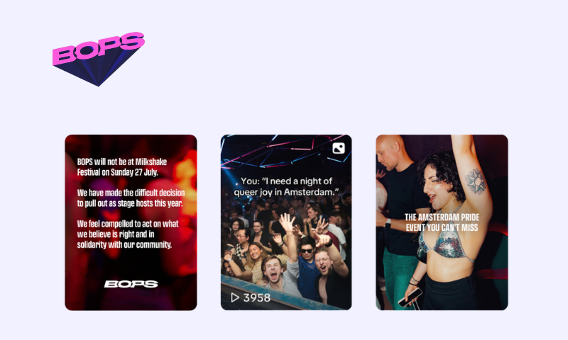 BOPS social content